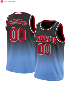 Vente chaude 100% Polyester Basketball Jersey pour hommes Logo personnalisé Tissu à séchage rapide et respirant pour les sports d'été - Product Image 1