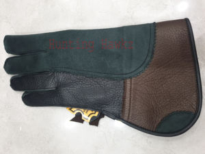 Gant en cuir double couche en peau de cerf avec technologie Cordura Gilets de fauconnerie respirants Doux et confortables - Product Image 2