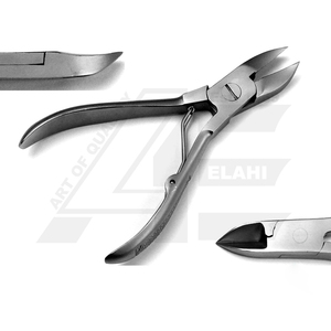 HOT SELL 2026 SET of 8 MANICURE PEDICURE <b>NAIL</b> CARE FACIAL CARE EAR CLEANER LA ELAHI OEM ODM WITH LEATHER CASE - Product Image 3