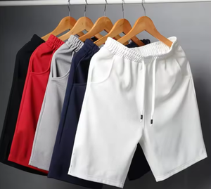 Pantalones cortos de bolsillo informales personalizados para hombre Pantalones cortos rectos urbanos de verano Pantalones cortos de diseño de logotipo de moda al por mayor para hombre - Product Image 4