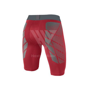 Pantalones cortos de compresión sólidos para hombre, ligeros, transpirables, ecológicos, para deportes al aire libre, entrenamiento físico - Product Image 2