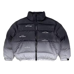 Veste matelassée d'hiver pour homme sur mesure, toile en polyester, coupe-vent, respirante, col montant, logo frontal, meilleur prix en ligne - Product Image 1