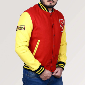 Meilleures ventes de vestes universitaires légères et réglables pour hommes avec col montant Design Letterman surdimensionné durable pour la saison hivernale - Product Image 4