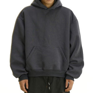 Sweat-shirt ample en molleton brossé doux pour homme décontracté pour l'hiver Vente en gros - Product Image 6