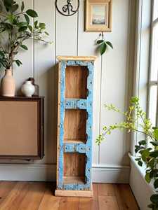 Traditional WOODEN BOOKSHELF Vintage Bookshelf handcrafted elegance living room Mix & Match Decor - MOQ 1 Container Only - Product Image 6