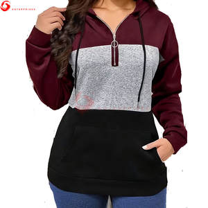 Sweat-shirts à capuche pour femmes de qualité supérieure, décontractés, en tricot, 100% coton, vêtements d'hiver, personnalisables avec impression personnalisée - Product Image 4