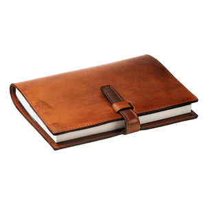 2017ที่ใส่บัตรหนังแท้สไตล์วินเทจสำหรับผู้ชายพิมพ์ลายสไตล์พร้อมสีครีมหน้าใส้ไม้สมุดโน๊ตจี้ครีม - Product Image 3