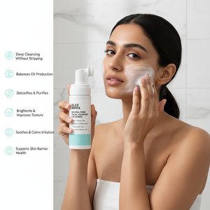Nettoyant moussant minéral quotidien Glee Impex avec brosse nettoyante, contrôle du sébum et élimination des points noirs pour le parfum - Product Image 3