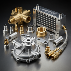 Usinage CNC personnalisé de haute qualité de pièces marines en acier inoxydable et en laiton Fabricant de composants de forage pour bateaux et navires - Product Image 3