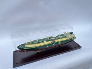 Modèle réduit de navire de méthanier en bois de haute qualité Gia Nhien Design personnalisé quantité minimale de commande bas Cadeau de fantaisie du fabricant - Product Image 2