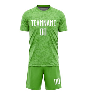 Vente en gros Maillot de football imprimé de la meilleure qualité Ensemble de vêtements de sport d'entraînement en polyester 100% Uniformes de football français de la meilleure qualité - Product Image 3
