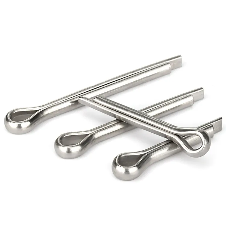 M1M1.5 M2 M2.5 M3 M3.2 M4 M5 M6 M8 Aço Inoxidável Zincado Aço Straight Split Cotter Pinos Split Pin