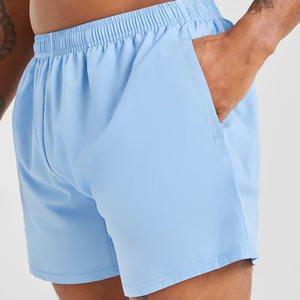 Vente en gros de shorts de musculation pour hommes avec logo personnalisé à séchage rapide confortables et solides pour la course active - Product Image 5