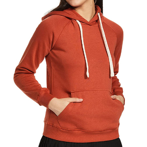 Sweat à capuche surdimensionné en molleton de coton pour femmes imprimé Streetwear personnalisé vêtements de sport solides épaules tombantes automne Plus respirant - Product Image 1