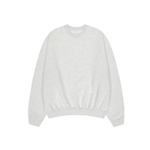 เสื้อสเวตเชิ้ตผู้ชายผ้าฝ้ายโอเวอร์ไซส์ 400 กรัม พิมพ์โลโก้ตามสั่ง ขายส่ง เสื้อคอกลมแบบถัก ยูนิเซ็กซ์ - Product Image 3
