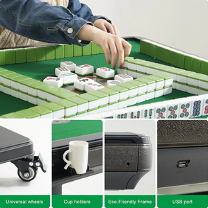 โต๊ะไพ่นกกระจอกอัตโนมัติพร้อมชุดเล่นเกมไฟฟ้าสับเปลี่ยนเร็วสำหรับใช้ในบ้านและเชิงพาณิชย์ - Product Image 5