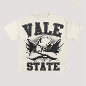 T-shirt personnalisé pour hommes délavés à l'acide T-shirts vintage surdimensionnés à ourlet déchiré 100% coton T Shirt - Product Image 4