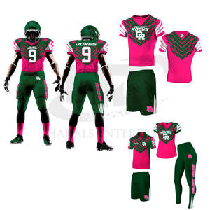 Hecho en 100% poliéster uniforme de fútbol americano 2025 ropa juvenil uniforme de fútbol americano - Product Image 1