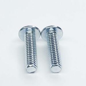 สลักเกลียวหัวกระทะเหล็กกล้าคาร์บอนพร้อมเกลียวแบบเต็มสำหรับการใช้งานรถจักรยานยนต์ - Product Image 2