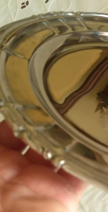 Assiette de présentation vintage en laiton pur, assiette de présentation pour table à manger, vaisselle de haute qualité, assiette de présentation de luxe - Product Image 6