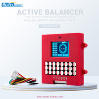 Equilibrador Activo HeltecEnergy 8S 5A con Pantalla de Voltaje en Tiempo Real para Paquete de Baterías de Litio LiFePO4/NCM de 24V