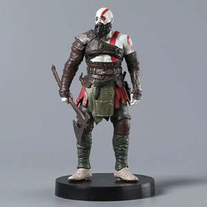 Figura de Resina de Kratos, Dios de la Guerra Ragnarok, Juguete de PVC de Dibujos Animados para Coleccionar y Decorar, en Caja para Niños - Product Image 4