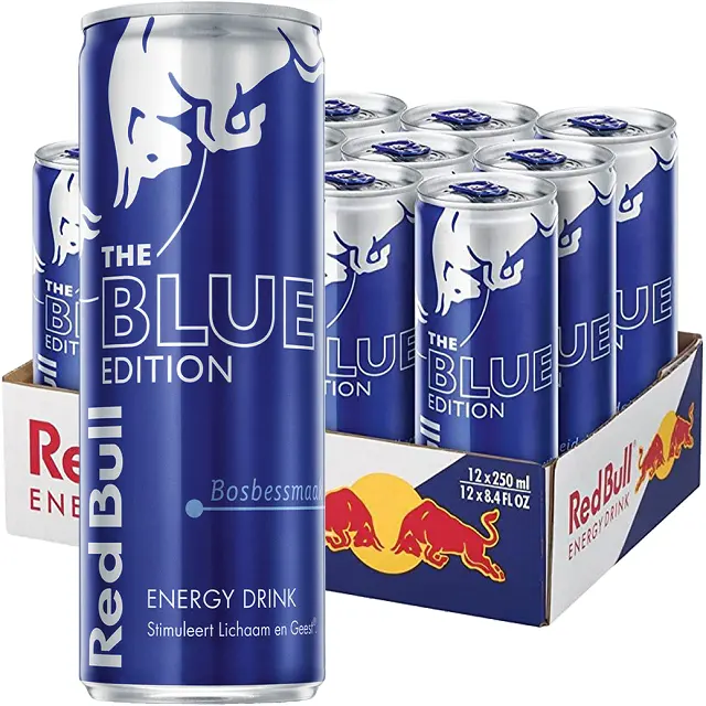 Whole sale price Red Bull, Blue Edition, Blueberry Energy Drink, 8.4 FL Oz (24 Pack)