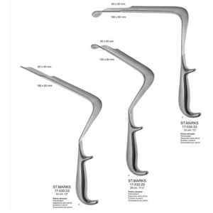 ชุดเครื่องมือผ่าตัดสแตนเลส ST.MARKS Retractor ยาว 33 ซม. ขนาด 60x45 มม. ใช้ซ้ำได้ หลายขนาด ผลิตโดยผู้ผลิต จัดส่งถึงไทย - Product Image 2