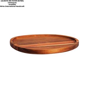 Plateau de service en bois à imprimé floral personnalisé Top plaqué et vente chaude Plateau en bois imprimé émaux Fabriqué en Inde 4 - Product Image 6