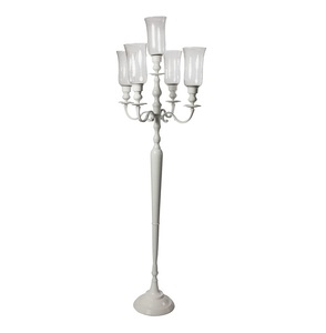 Nouveau Design de luxe léger or poli bougeoir chandelier en métal élégant bougeoirs - Product Image 3