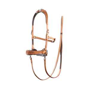 La mayoría de las ventas de equitación brida ecuestre Bitless Westenrn brida una oreja Headstall a precio al por mayor - Product Image 2