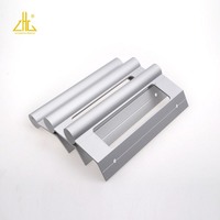 Profil de charnière de porte en aluminium 6063-T5, charnière en aluminium anodisé pour porte de placard et système de porte industrielle