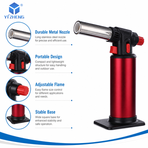 Encendedor <span class=keywords><strong>de</strong></span> <span class=keywords><strong>Gas</strong></span> <span class=keywords><strong>Butano</strong></span> Recargable con Logotipo Personalizado, Resistente al Viento, para Cocina, Barbacoa, Soldadura, Encendedor <span class=keywords><strong>de</strong></span> Cigarros, Antorcha - Product Image 2