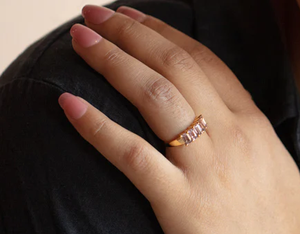 แหวนหิน ametrine สีเงินสเตอร์ลิง925ทึบเครื่องประดับแฟชั่นสำหรับงานแต่งงานงานเลี้ยงวันวาเลนไทน์ขายส่งจำนวนมาก - Product Image 4