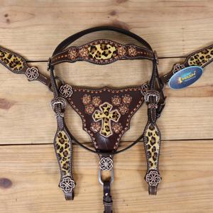 Durable Leather Headstall Breastplate Horse Products Wholesale Manufacturer Custom Color Horse Accessories-Western - Product Image 6