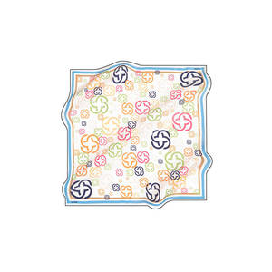 Écharpe en satin de polyester avec motifs léopard et pois, impression numérique pour le printemps, l'été et l'automne - Product Image 1
