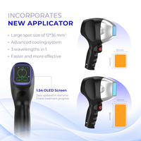 Appareil d'épilation au laser à diode à triple longueur d'onde médical CE 755nm 808nm 1064nm, refroidissement ICE indolore pour tous les types de peau
