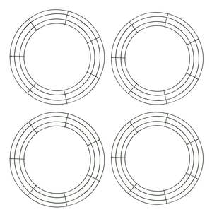 30cm round DIY Floral <b>Wreath</b> <b>Frame</b> Iron Wire Decorative Accent for Holiday Rooms Home Handmade <b>Metal</b> <b>Frame</b> for Interior Design - Product Image 3