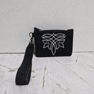 2025 New Fashion Custom Logo 100% Genuine Leather <b>Boot</b> Stitch Envelope Money Pouch Multicolor Long Wrist Strap Zipper Anti-Theft - Product Image 4