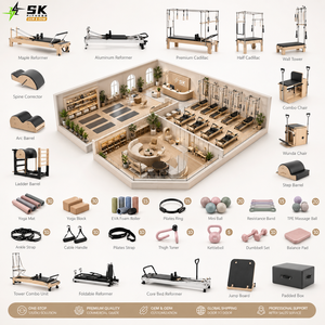 SK Commercial Pilates Reformer Ensemble Complet Studio Cadillac Barrel Chair Correcteur de colonne vertébrale Ensemble complet d'équipement de Pilates - Product Image 1