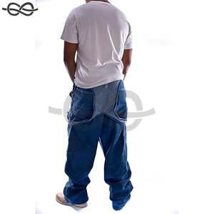 Bavoir durable pour hommes dans l'ensemble confortable et réglable Construction de vêtements de travail Activités de plein air Tenue décontractée Denim robuste de haute qualité - Product Image 4