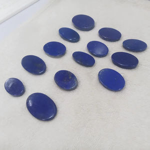 Pierre de lune de pêche naturelle de qualité AAA, cabochon, lapis-lazuli bleu, pierre précieuse en vrac pour la fabrication de bijoux, pierre précieuse de qualité supérieure pour bijoux - Product Image 3