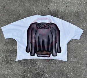 Camiseta pesada de 300g, ropa a granel, camisetas de manga corta de calle alta, camisetas originales sueltas de verano para hombres, camisetas de marca personalizadas para hombres y mujeres - Product Image 2