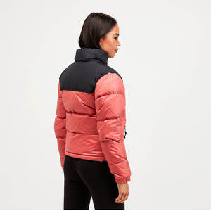 Nouveauté 2026 Manteau court en duvet de canard Vestes d'hiver pour femmes Blouson matelassé Col en fourrure Fermeture éclair avant - Product Image 6