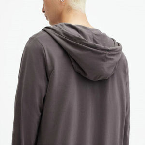 Sweat à capuche zippé sur mesure pour hommes, sweat-shirt à capuche zippé de haute qualité en coton de style de rue - Product Image 6