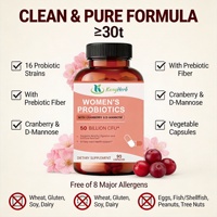 Capsules de probiotiques certifiées GMP pour femmes 500 mg/800 mg pour la santé intime et intestinale