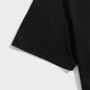 Camiseta de manga corta para hombre más vendida, conjuntos de pantalones cortos, logotipo personalizado, traje de verano de dos piezas - Product Image 4