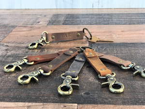 พวงกุญแจหนัง Geniun แฮนด์เมด พวงกุญแจหนังคุณภาพพรีเมี่ยม ทําด้วยมือในโรงงานของเรา - Product Image 6