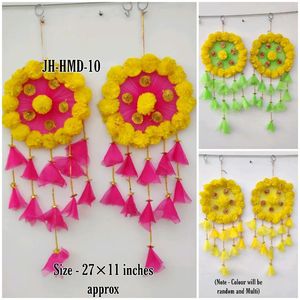 Fleurs décoratives de souci et tentures Latkan net pour la décoration de toile de fond - Product Image 5