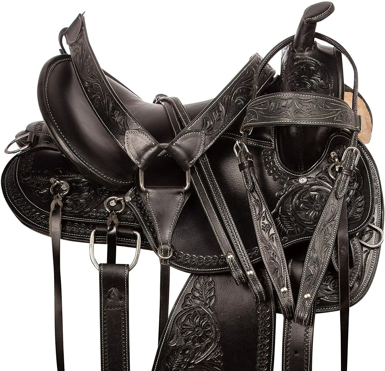 Di alta qualità resistente cavallo selle in pelle cavallo occidentale sella con personalizzare selle cavalli di colore occidentale per la vendita all'ingrosso